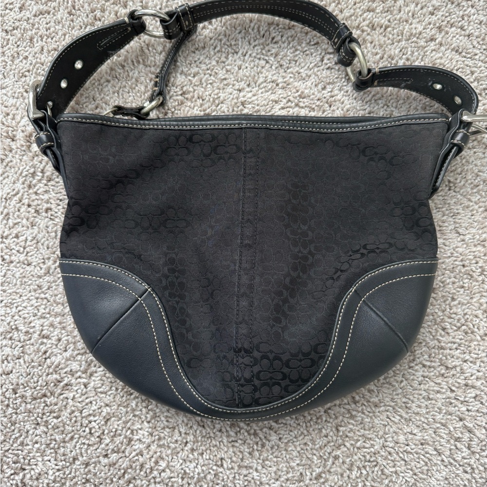 Coach Black Hobo Bag